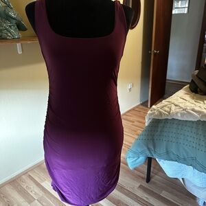 PrettyLittleThing Deep Red Backless Dress